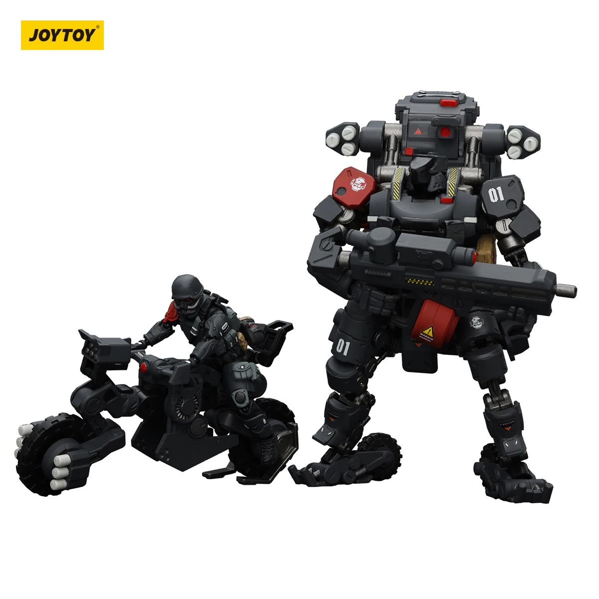 JOYTOY 1/25 ตัวเลขการกระทํา Mech กลัว XS-01 Night Raid ประเภท XS-02 Assault ประเภท XS-03 ยุทธวิธีประเภท