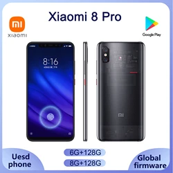 Xiaomi 8 PRO smartphone Snapdragon 845 Android mobile phone fingerprint charging 18W 1080 x 2248Random color with gift