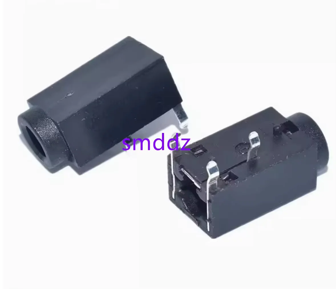 50 piece,PJ-312 audio socket  (3.5mm caliber 3-pin vertical pin with 2 fixed pin female socket interfaces)