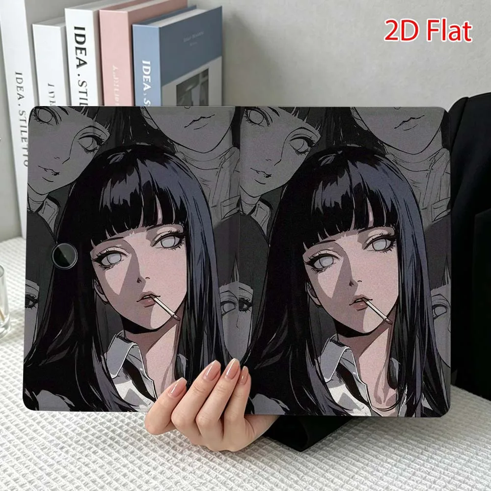 Gothic Girl Anime For OPPO VIVO IQOO OnePlus Realme Pad 3 Pro 13 12.1 11.4 11 inch Pen Tray Tablet Case Soft