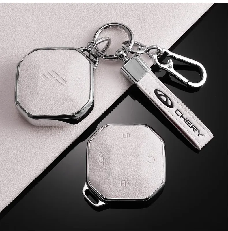 Fashion TPU Car Remote Key Case Cover Protector Holder Shell Keychain For Chery Jetour Traveller 2023 2024 Jetour T2 Accessories