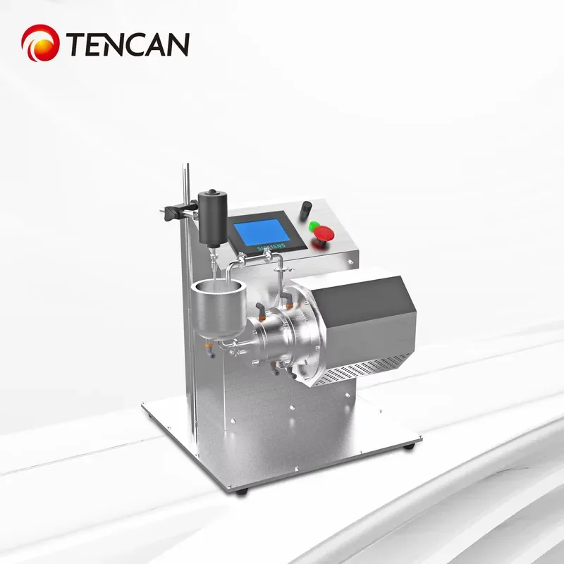 i TENCAN Electric Motor Laboratory Horizontal Bead Milling Machine Pigment Ceramic Powder Processing Sand Mill 200nm-2m