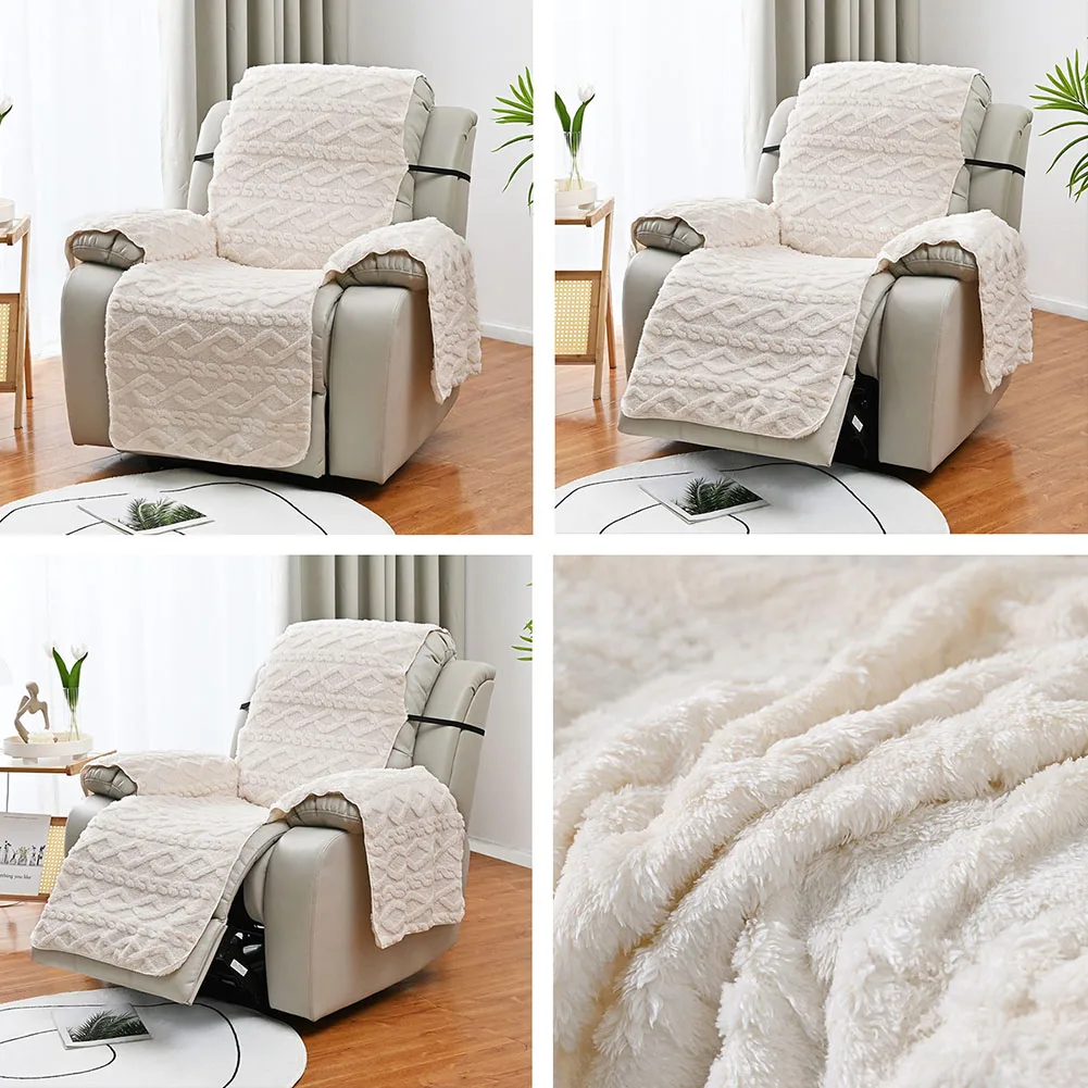 

Plus Velvet Sofa Protector Massage Chair Recliner Cover with Thick Upholstery and Stretch Recovery Water Resistant