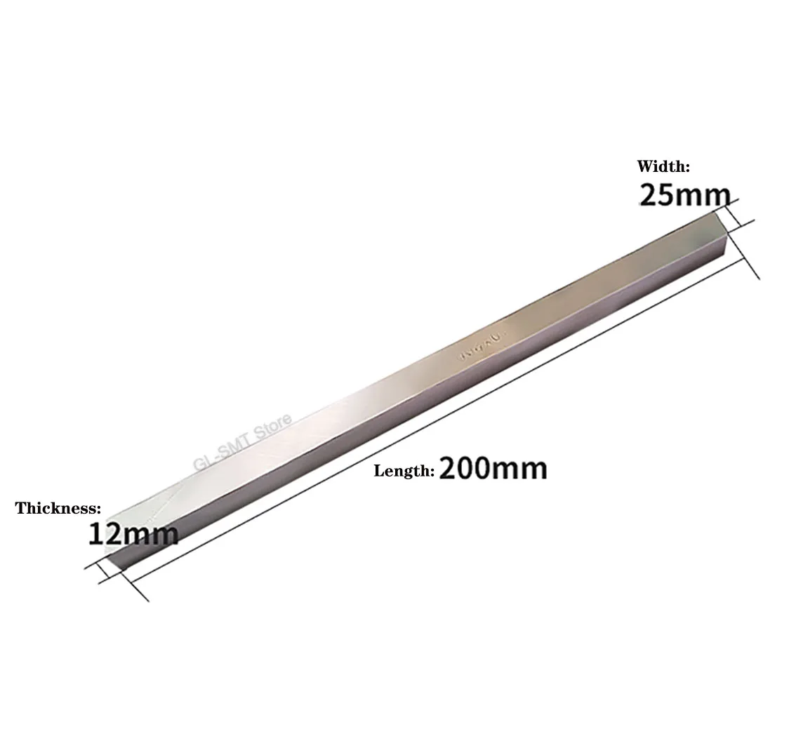 Square HSS White Steel Turning Tool HRC 63-65 Thick 3-6mm Steel Strip Knife Bar Turning For DIY Lathe Cutting Tool Parts