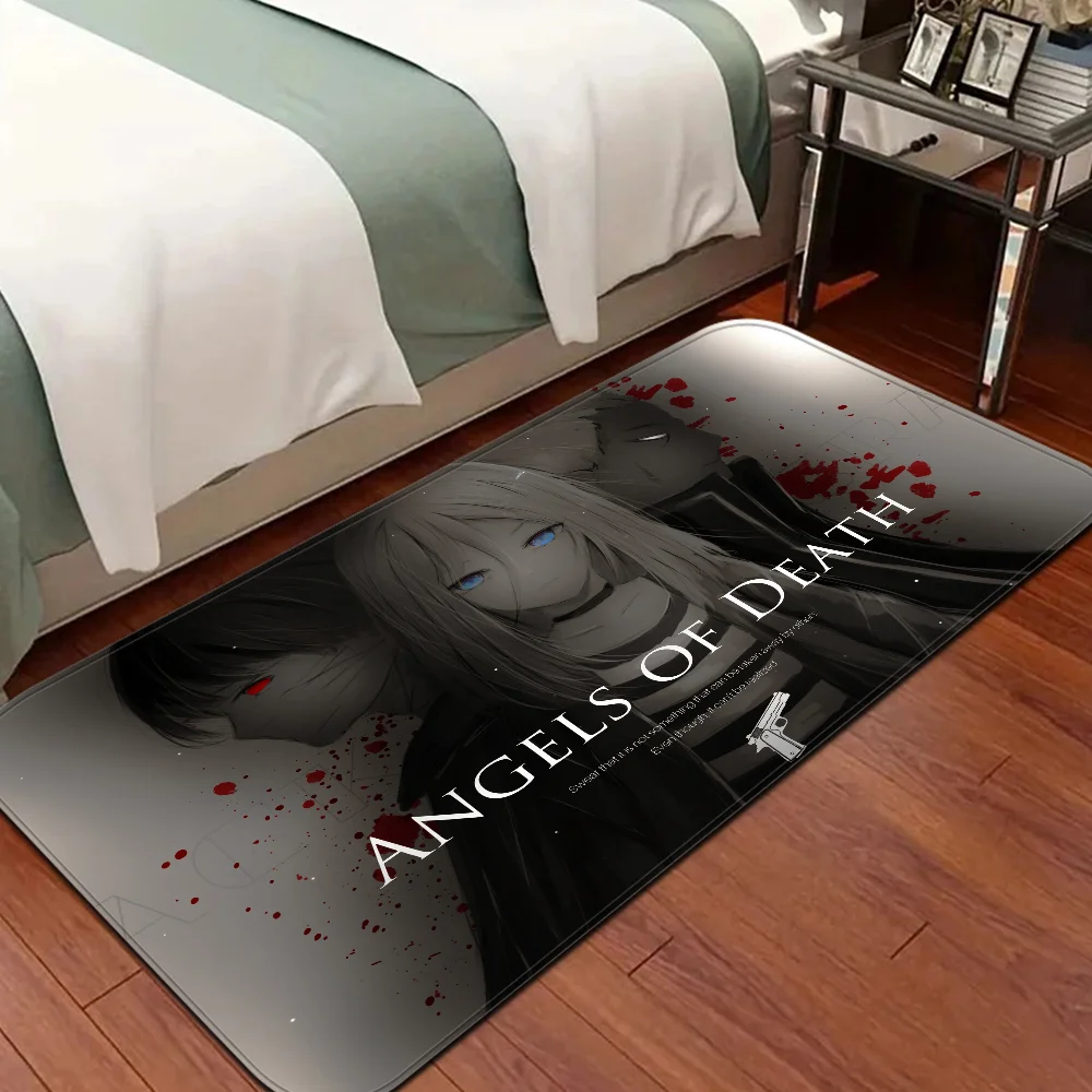 

Angels Of Death Hallway Carpet Washable Non-Slip Living Room Sofa Chairs Area Mat Kitchen Doormat Area Rug