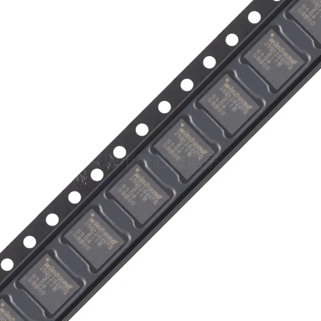 5pcs 10pcs W25Q128JVPIQ WSON-8 NOR Flash spiFlash, 3V, 128M-bit, 4Kb Uniform Sector
