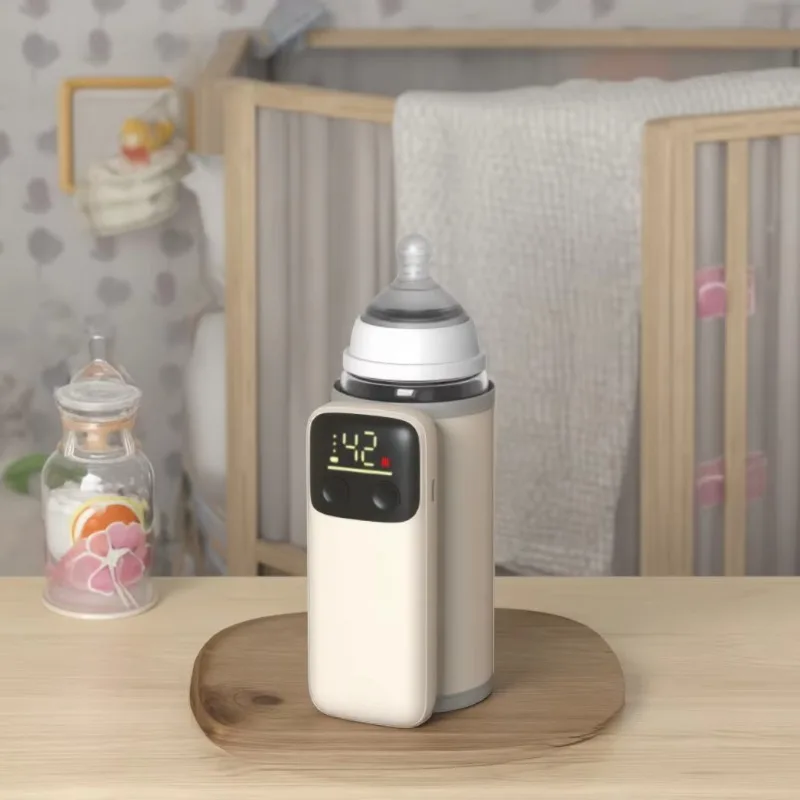 baby bottle insulation cover, power storage model, portable heating wireless constant temperature charging heater when going out