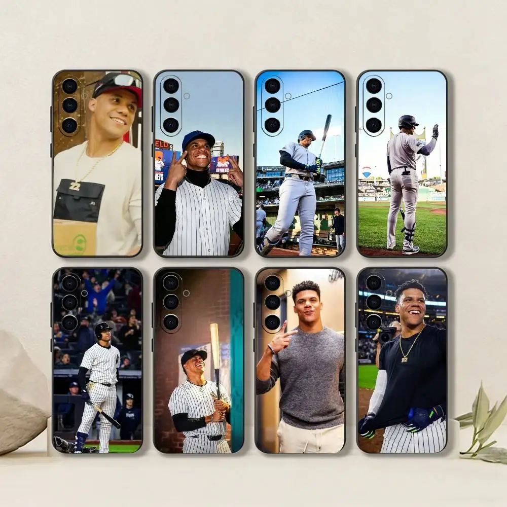 J-Juan Soto Baseball star   Phone Case For Samsung Galaxy A73,A72,A71,A70,A53,A52,A51,Soft Silicone Black Cover