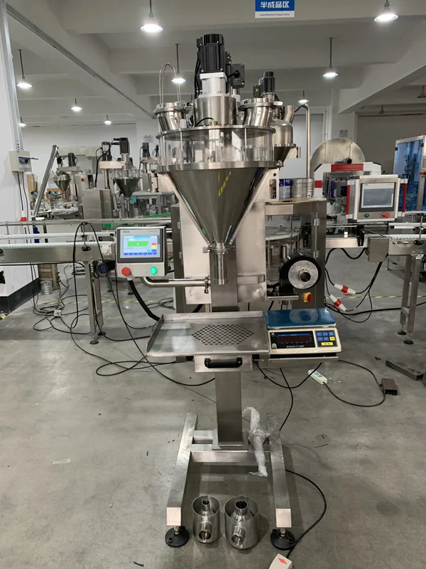 Semi Automatic Powder Filling hine Spice Coffee Auger Filler