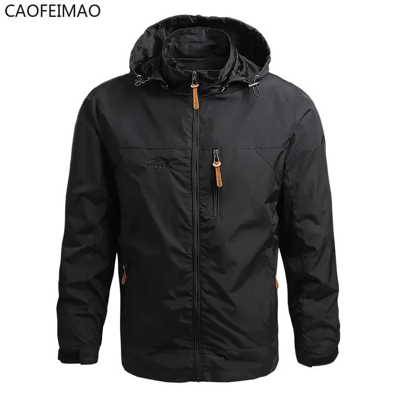 2025 Men Windbreaker Military Field Jackets Outerwear Mens Tactical Waterproof Pilot Coat Hoodie Men Hunting Army Clothes