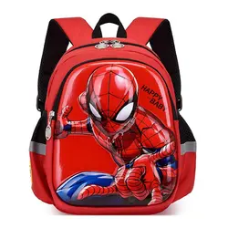 Mochila de Spiderman para niños, mochila escolar de Anime de dibujos animados, regalo para niños