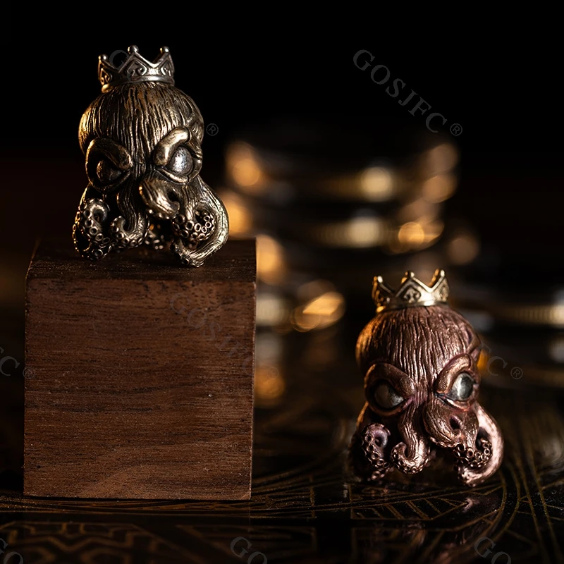 9HAND クトゥルフペンダント EDC ストレスリリーフおもちゃナイフペンダント DIY パラコード編組トレンディプレイハンギングペンダント