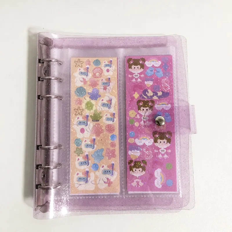 100 Grid Album Storage Book For Decorative Kawaii Album Stickers  Collecting Tools Gather Decal Transparent Organizer  Notebook