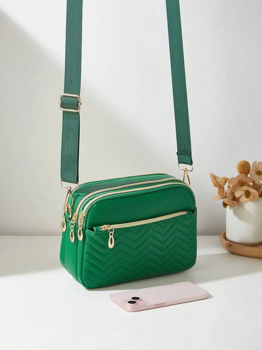 

New Multi-Layer Crossbody Bag, Fashionable Shoulder Bag For Women