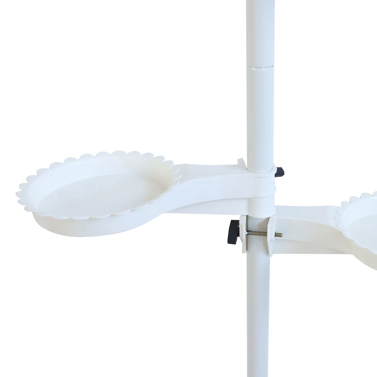 Tensão Rod Planta Suporte Pole, Início Flor Display Stand Rack, Pot Holder, 7-Tier