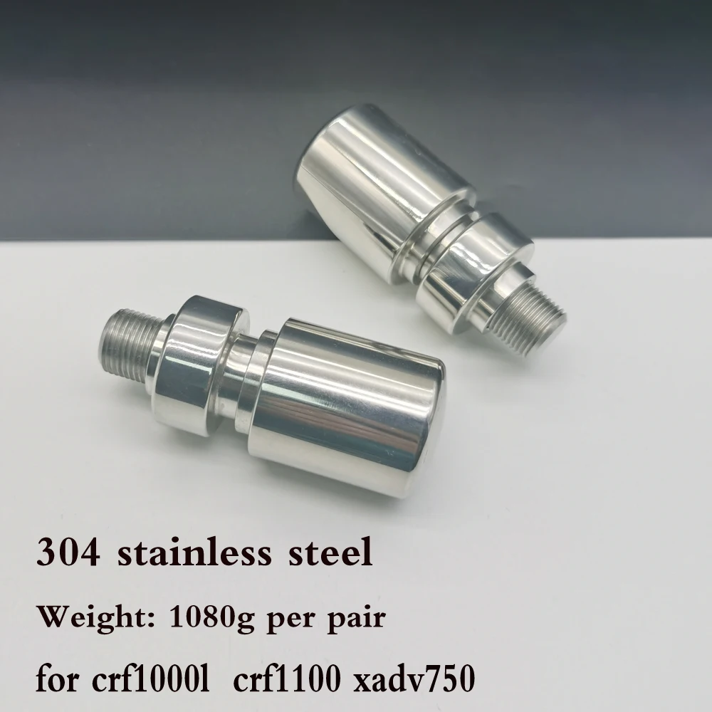 

for Honda xadv750 CRF1000 1100L motorcycle handle balance bar block weight handlebar stainless steel anti vibration grips plug