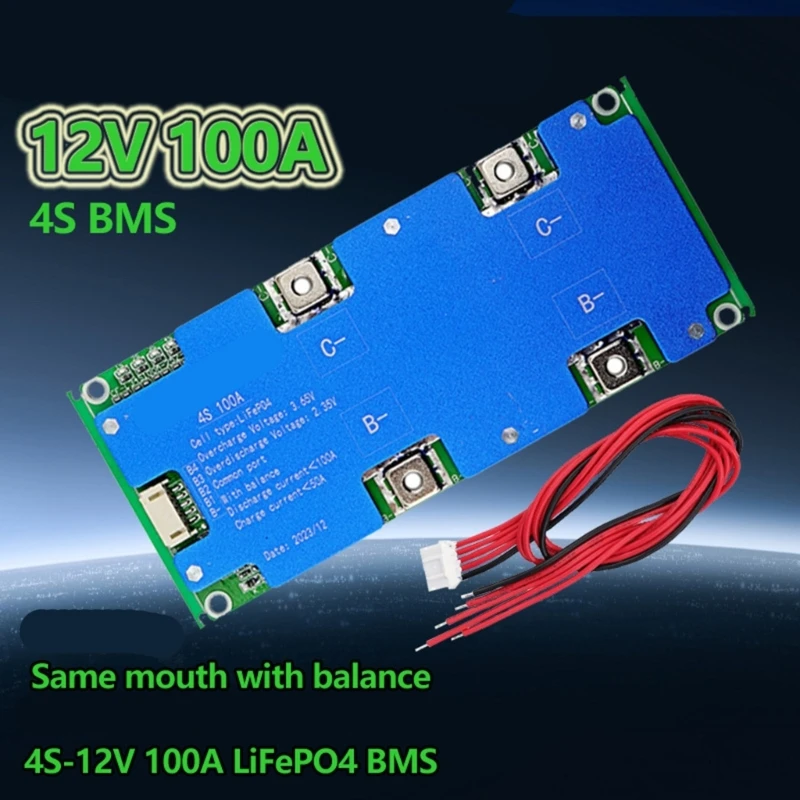 

L4MD 4S 100A Lithium Phosphate Protections Module Balancing Overcurrent Short Circuits Protections For Lithium Batteries