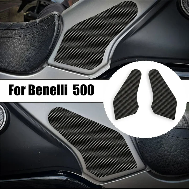 

Motorcycle Anti Slip Fuel Tank Pad Protector Knee Grip 3D Traction Pads Sticker Decal Full Set For Benelli Leoncino 500 BJ 500