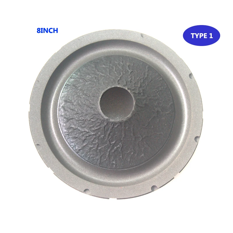 2pcs/Lot Powerful 8 Inch  Subwoofer Bass Speaker Paper Cone Big Foam EdgeHigh Power Thread Drum Audio Non-press Papers Basin