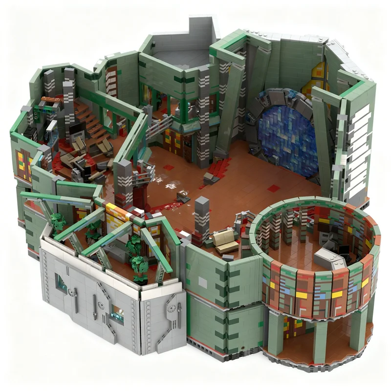14573PCS MOC Stargate Atlantis Operations Modular Model Custom Building Blocks Set DIY Assembly Display Decor Toy Gift