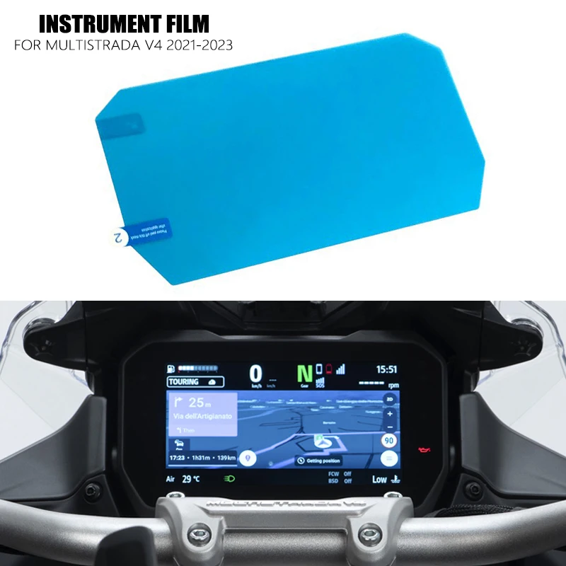 

Fit For Ducati Multistrada V4 Motorcycle Dashboard Cluster Film Pikes Peak v4S Sport 2021 2022 2023 Instrument Screen Protector