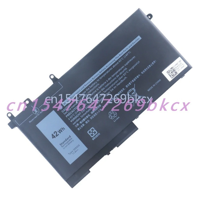 High quality products For latitude E5280 E5480 3DDDG 00JWGP 93FTF Laptop battery