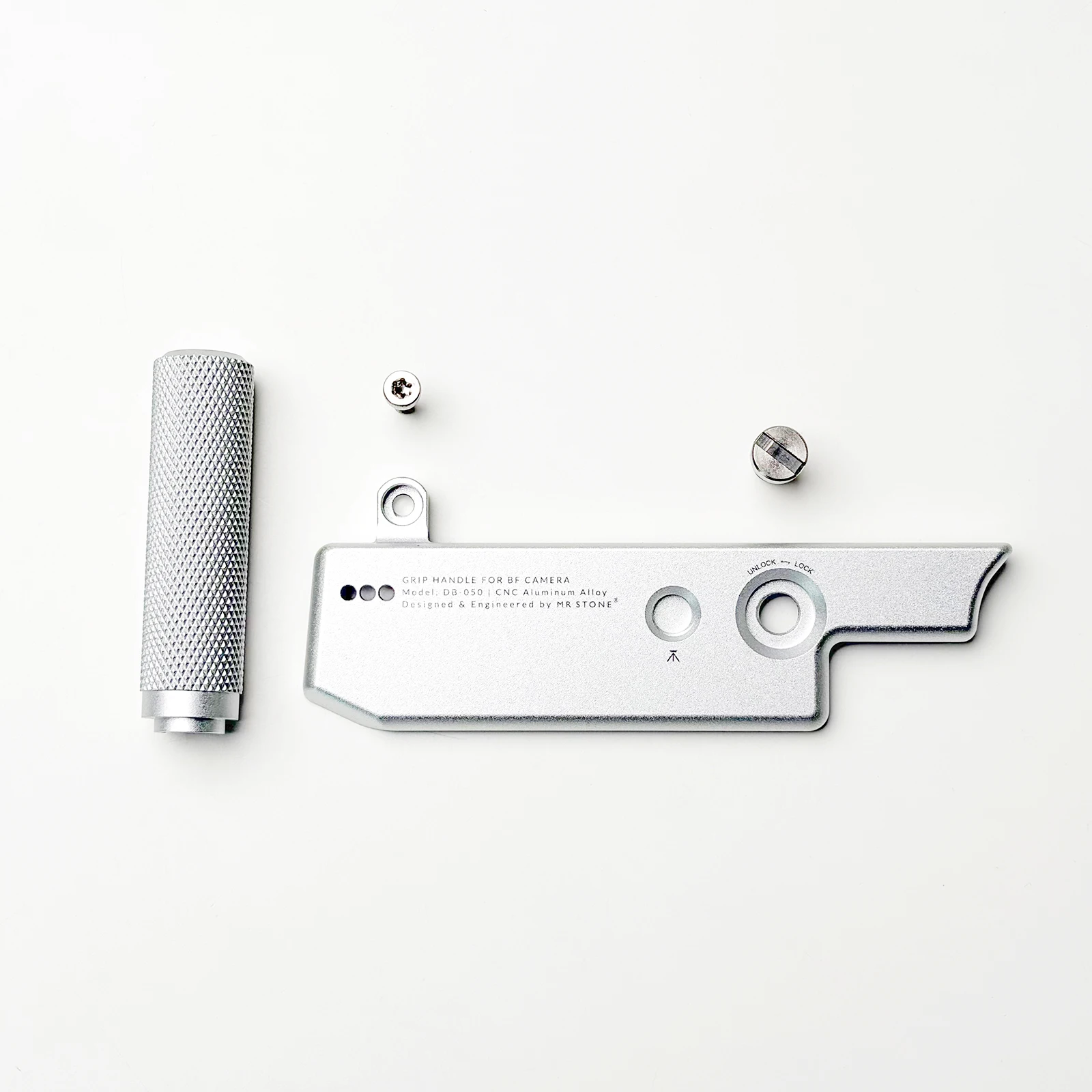 MRSTONE voor Sigma BF Camera Metalen handgreep L-vormige handgreep Duimgreep met Quick Release Plate Design Zilveren handgreep