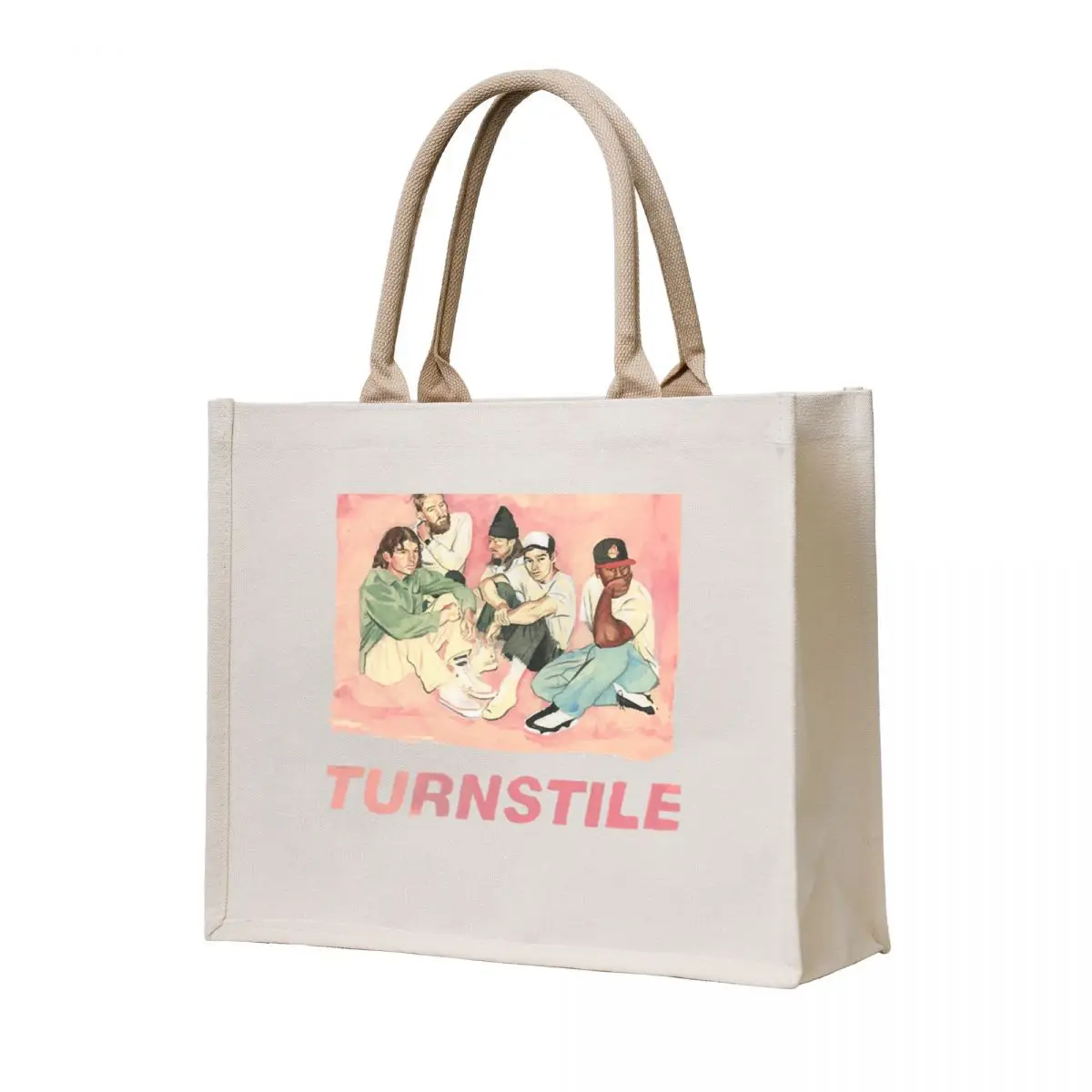 

Turnstile Love Connection Tote Bag Big bag women Women bags reusable shopping bag