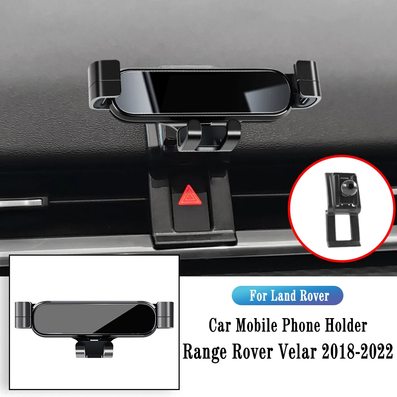 Supporto per telefono da auto per Land Rover Range Rover Velar 2018-2022 supporto per staffa di navigazione a gravità supporto girevole per presa