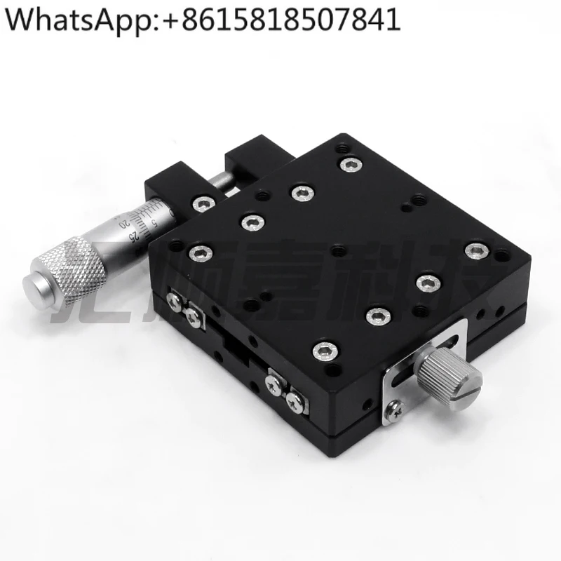 

Cross roller X-axis optical displacement table E-EIC01-406080 fine-tuning slide table micrometer feed type