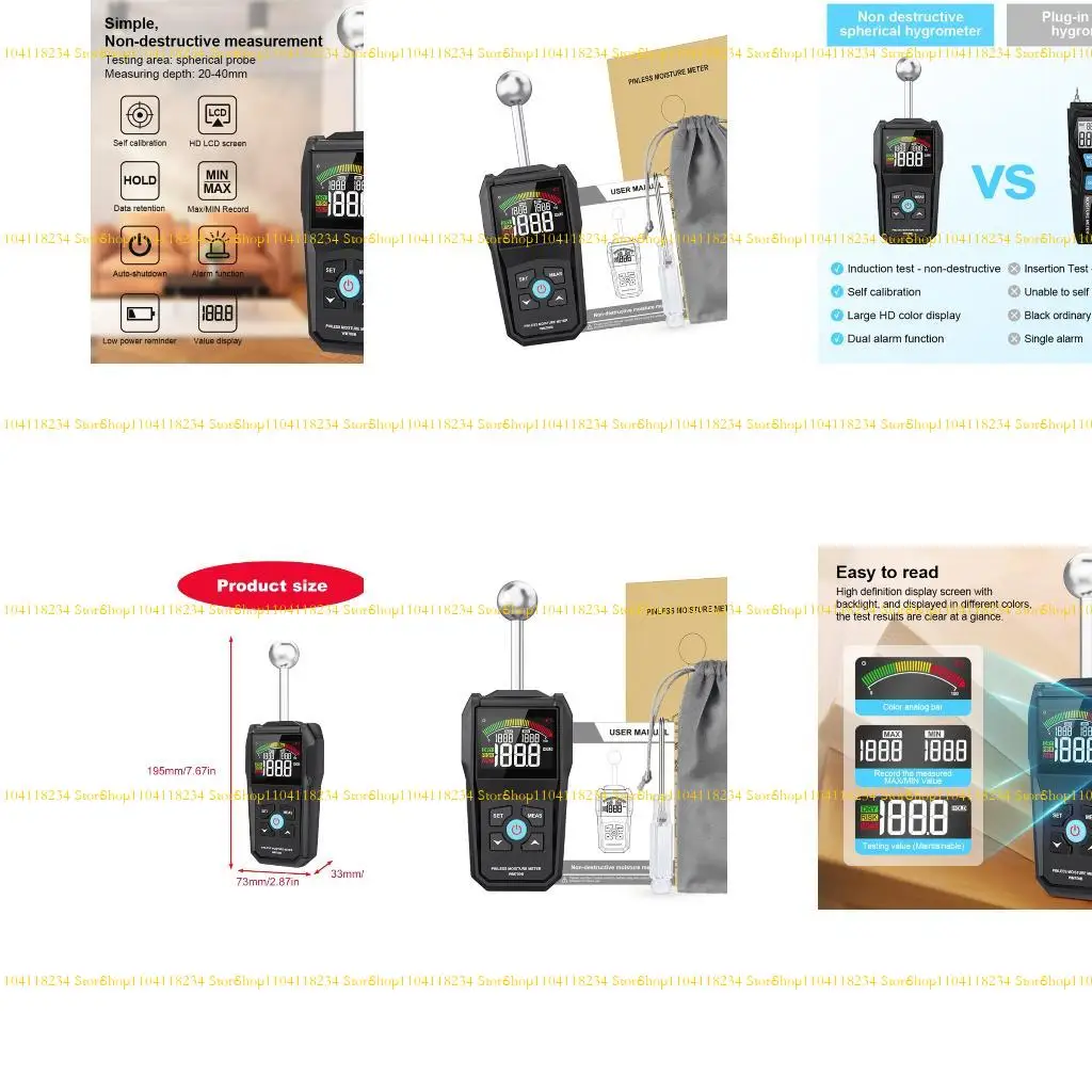 

P9FB ЖК -дисплей дисплей Detectors Detectors Tester Meter для пластеров.