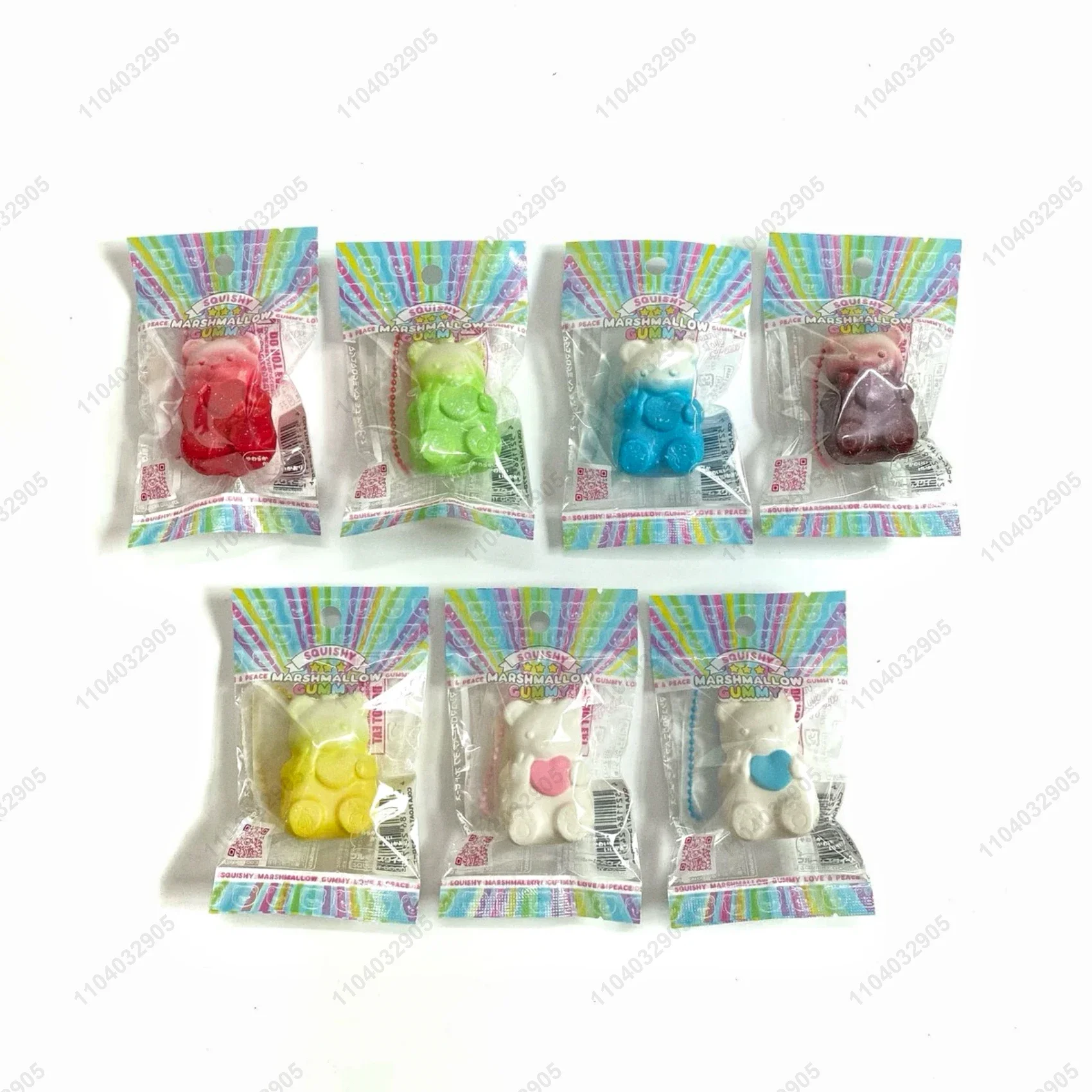 Gummy Bear Squishy Slow Rising Gummy Bear Candy Slow Rebound Squeeze Toy Stress Release Stress Hand Relax Toy