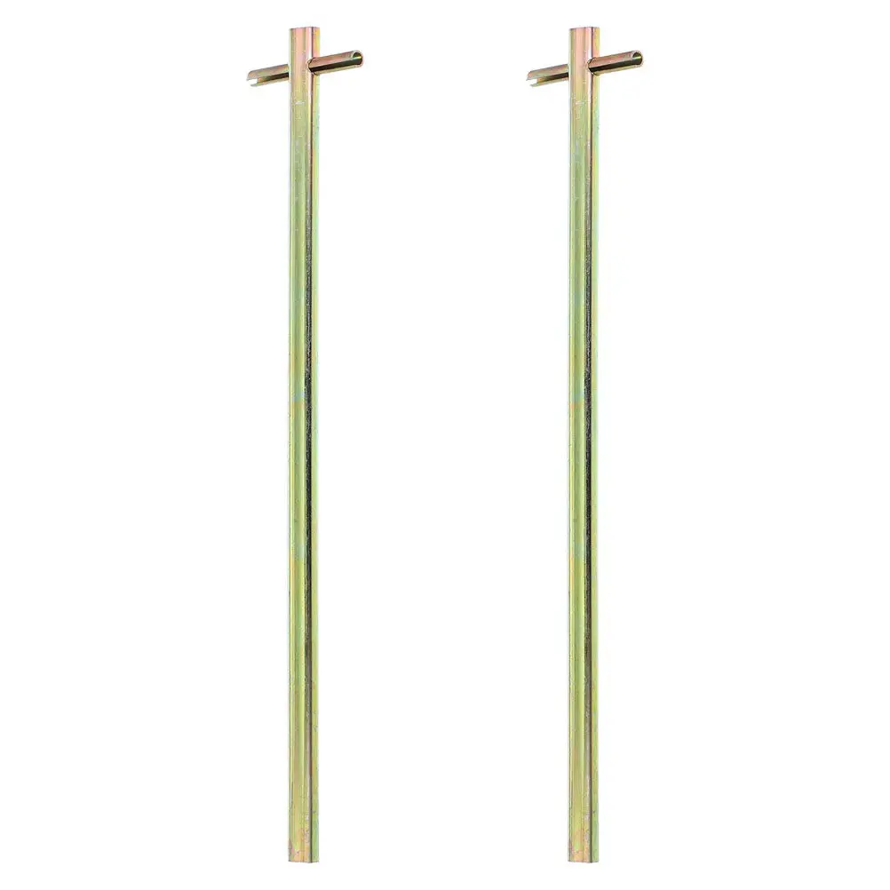 

2Pcs Extended Triangular Key 7-A300mm Galvanized Iron for Elevator Emergency Access Mechanics Firefighters Metal Keys
