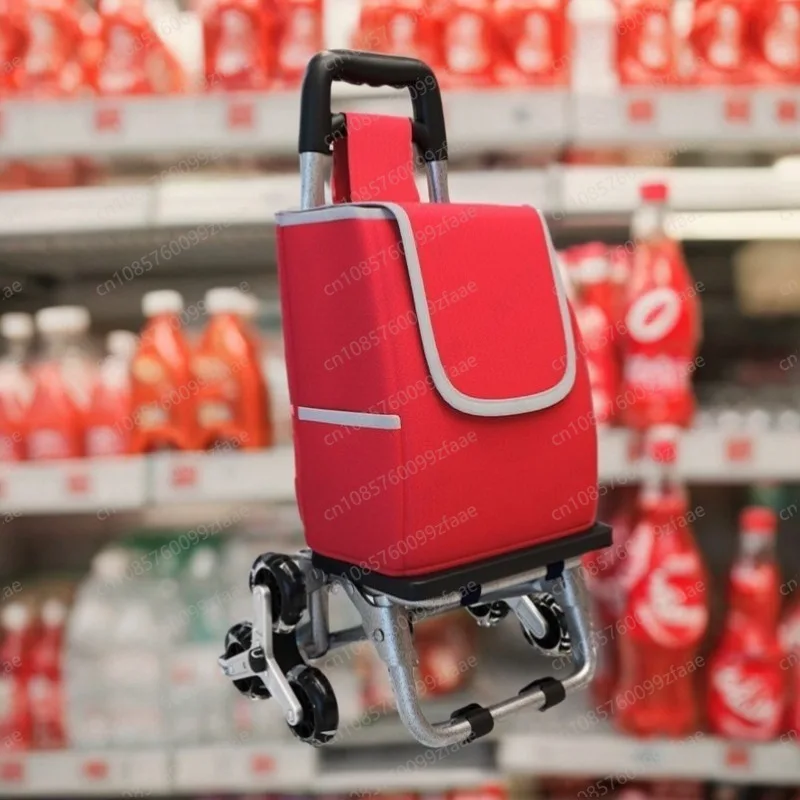 عربة تسوق قابلة للطي لتسلق السلالم، عربة تسوق محمولة، مقطورة تسوق محمولة