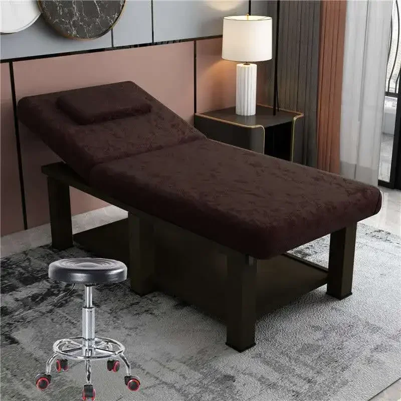 Mesa de massagem facial para tatuagem, terapia de amassar tailandês, cama de massagem, spa, limpeza de ouvido, conforto, camilla masaje, móveis de beleza kmmt