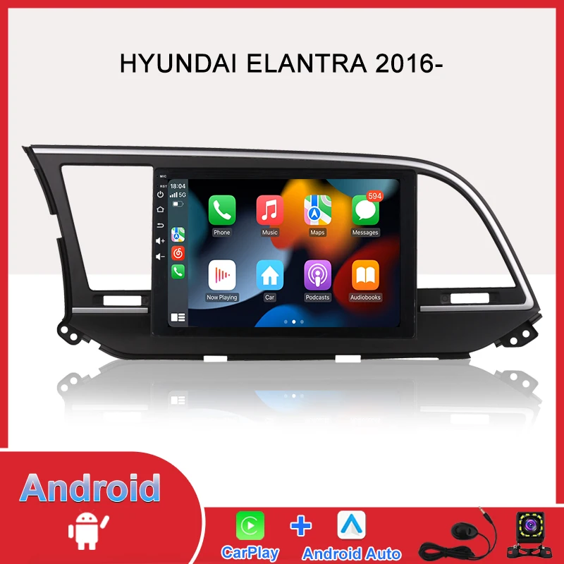 

9'' Android Car Multimedia Palyer Stereo for Hyundai Elantra 2016- Navigation GPS WIFI+4G BT Carplay Headunit Auto Video Radio