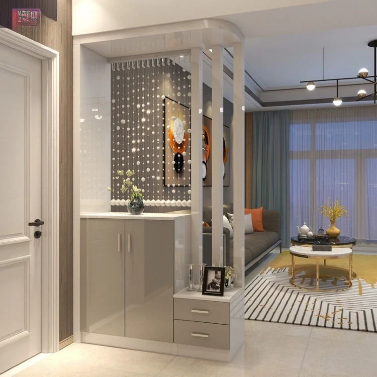 

Door entrance partition cabinet, modern simple foyer decorative locker, feng shui entrance screen, partition, living room