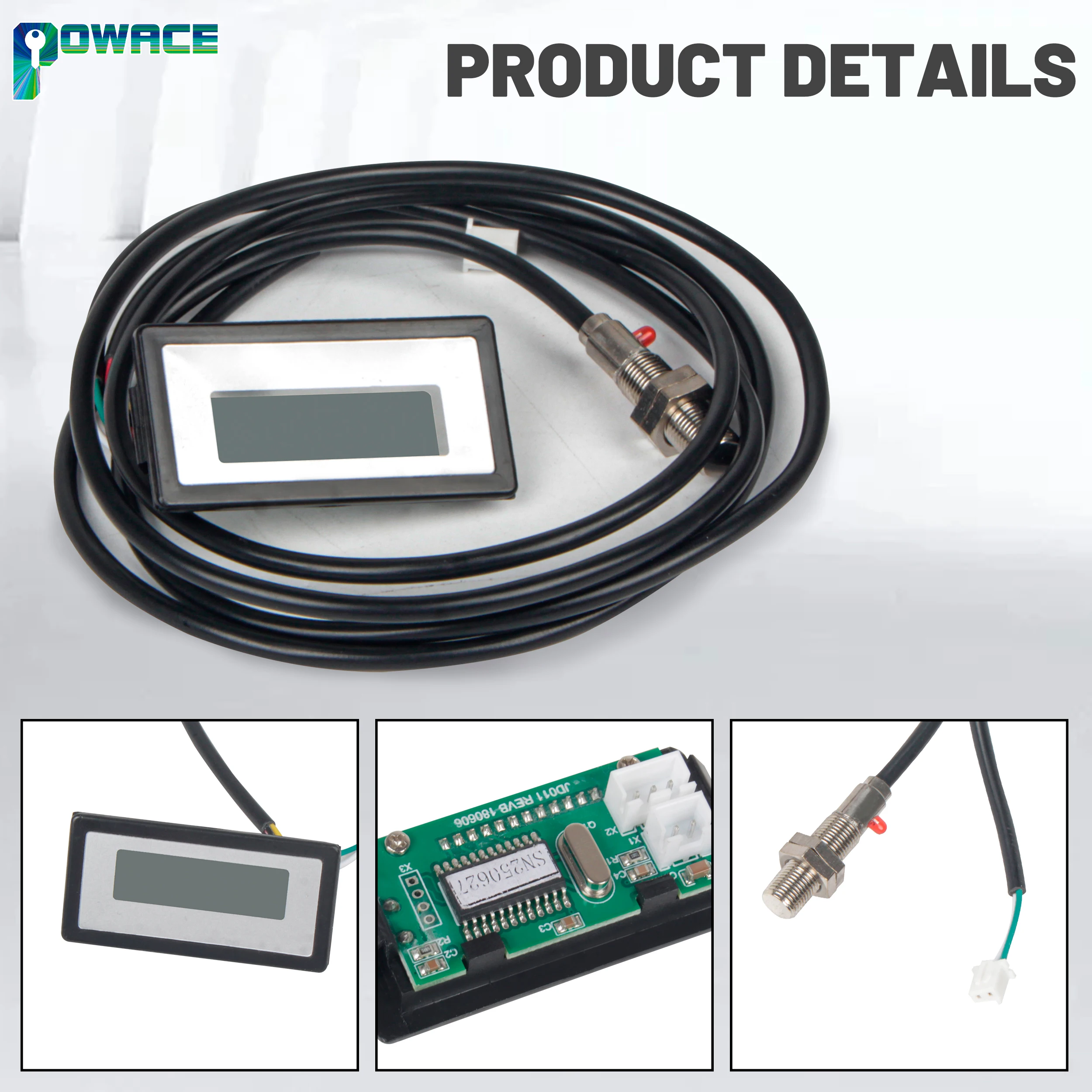 Digital Speed Readout Display New With Connect Wire For Lathe Machine Part Accessories