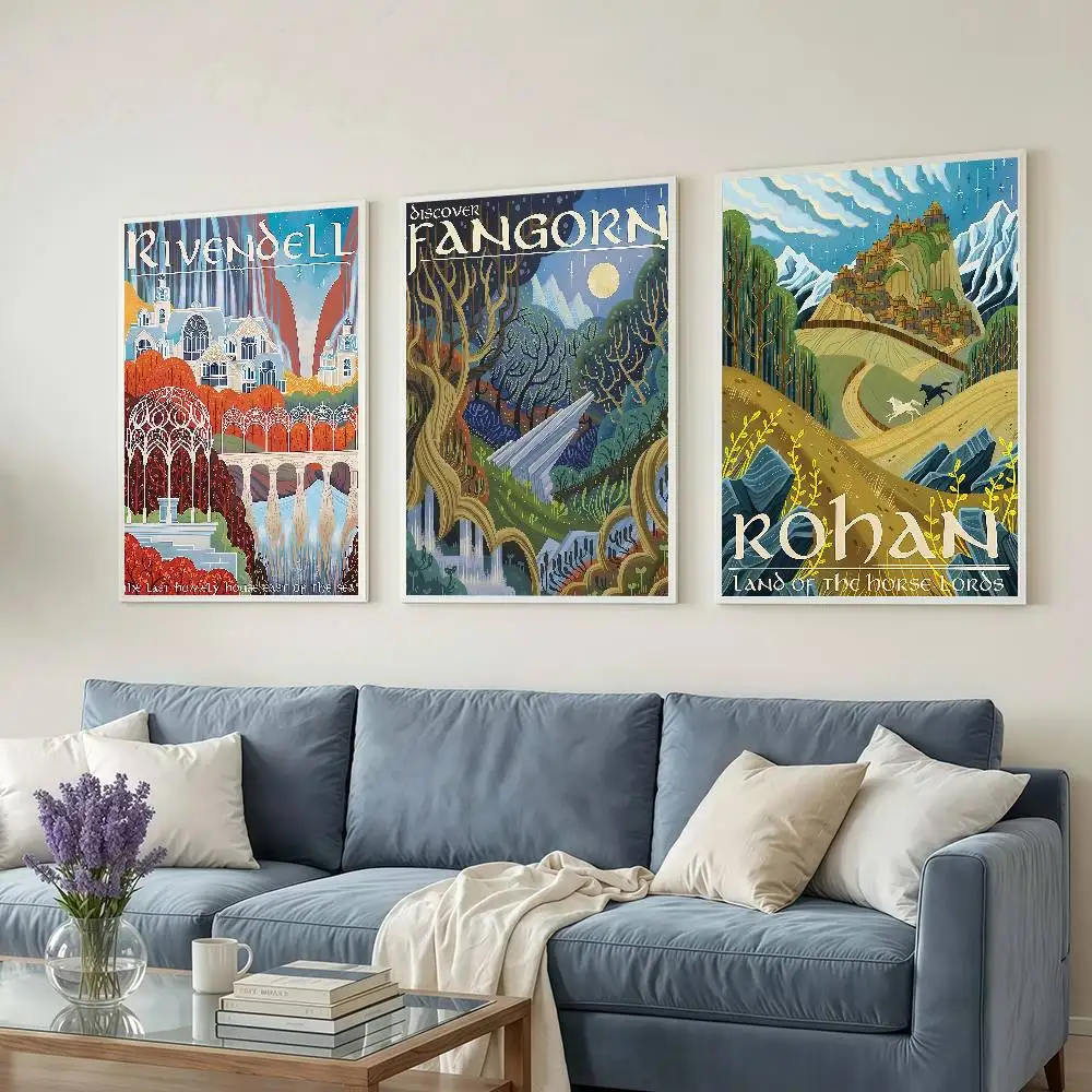 L-Lord R-Rings Art Middle-earth Posters Dormitory Decorations Bedroom And Living Room Wall Murals Souvenirs