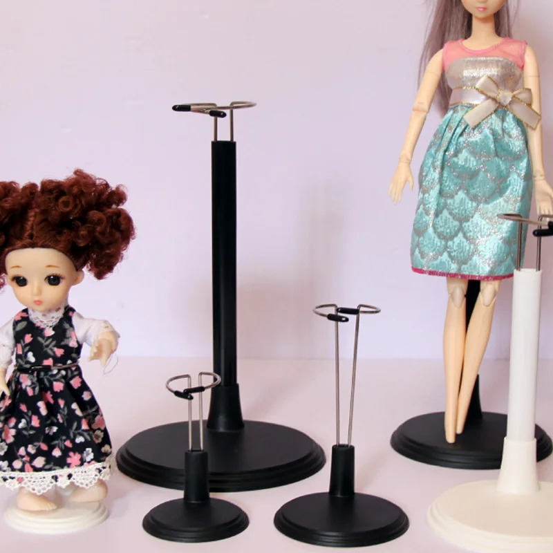 

1Set Plastic Doll Stands Professional Holder Display Base Holder for Bear Dolls Toy 15cm 20cm 25cm 35cm 45cm for Choose