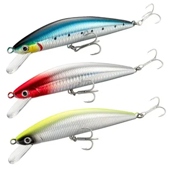 Sinking Minnow Fishing Lure, Strong Treble Hooks, Wobbler Jerkbait, Swimbait Isca, Hard, Sistema de peso, 13cm, 15cm, 40g, 60g