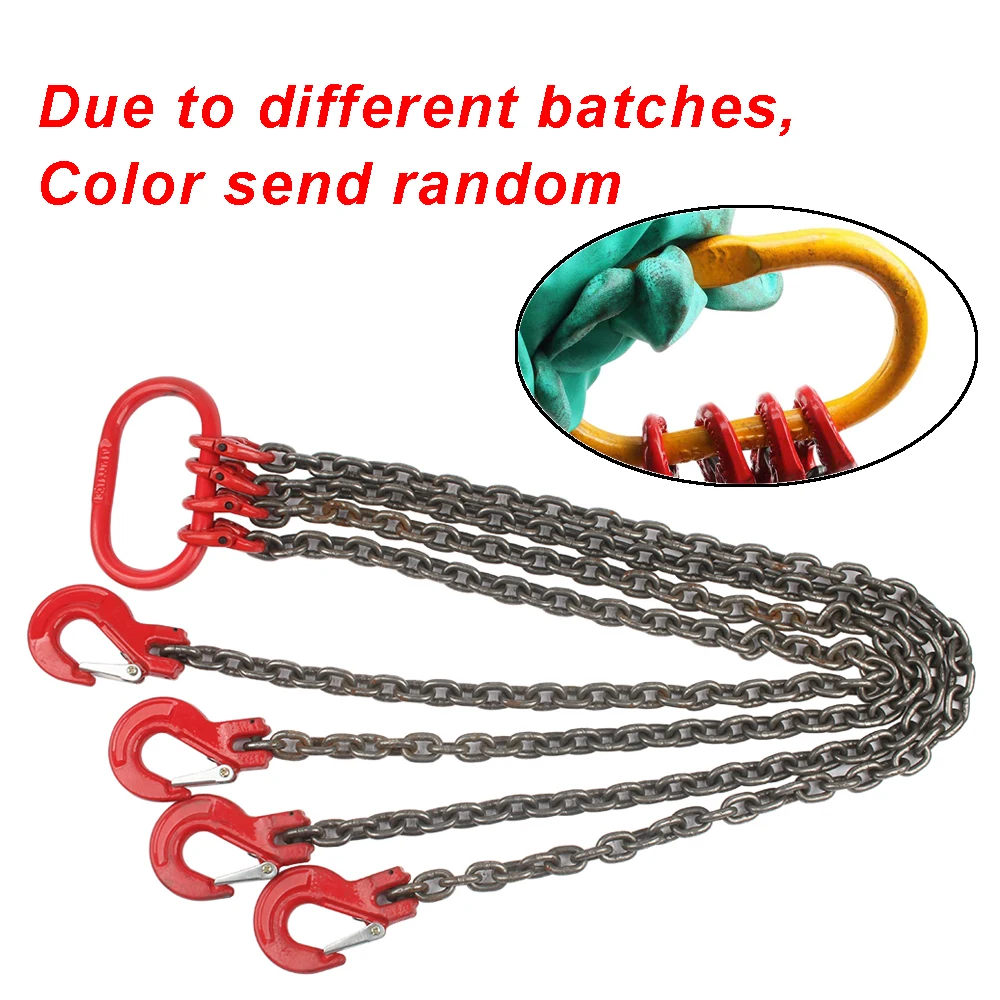 Nâng Dây Chuyền Sling Chân Móc Khóa Đôi Kết Hợp Đầm Xòe Khuôn Phần Dây Chuyền Hoists 2T 1 Mét