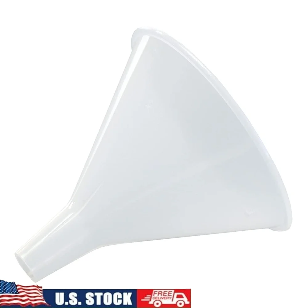 

Lab Plastic Filter Funnel 2 Oz Capacity Wide Mouth Collector 2 3/4 Inch Strainer Lightweight Durable Dishwasher Safe Sterile