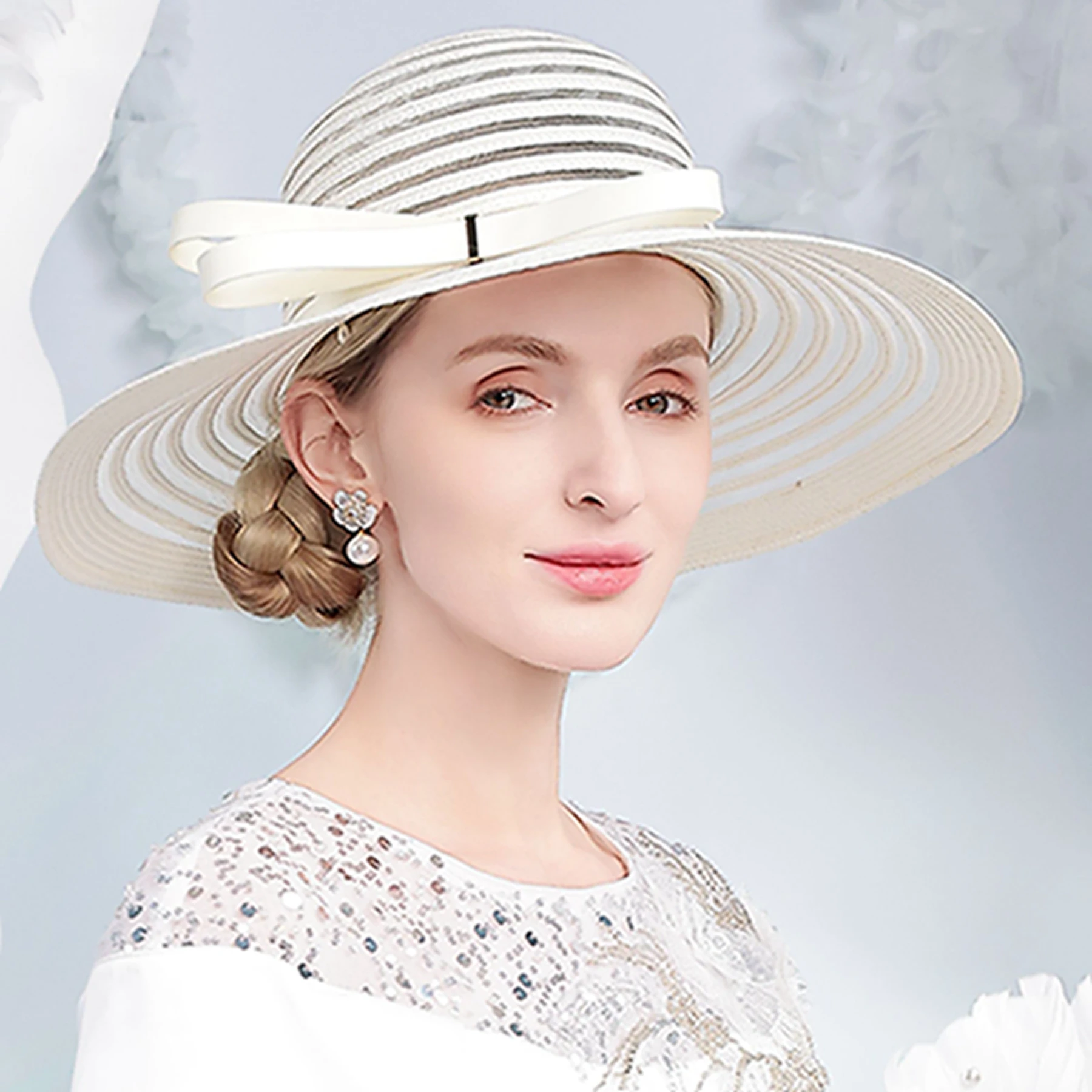 chapeau-de-soleil-a-large-bord-pour-femme-pour-mariages-et-fete-de-the-du-kentucky-–-chapeaux-d'eglise-fedora-derby-elegants-avec-nœud-en-blanc-gris-bleu-marine