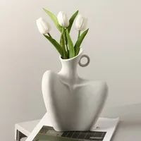 Creative Flower Vase Living Room - Ceramic Flower Pot Decoration 1