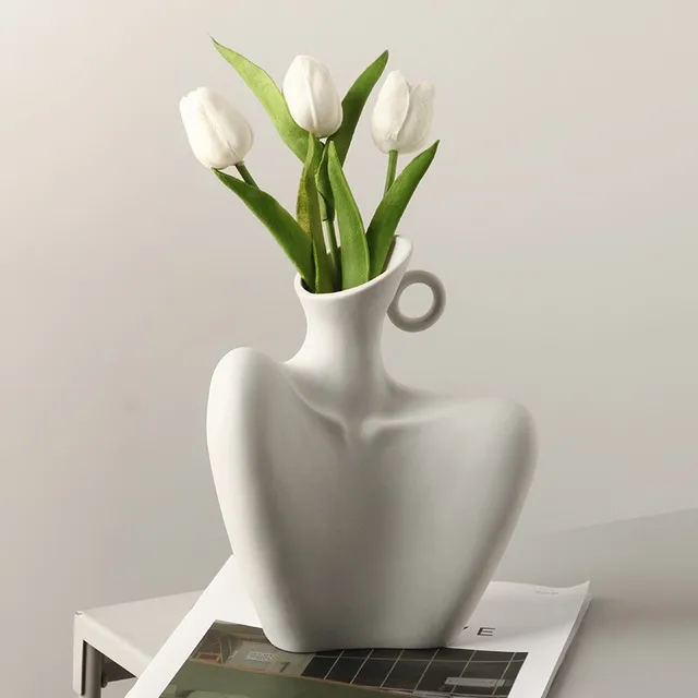 Creative Flower Vase Living Room - Ceramic Flower Pot Decoration 1