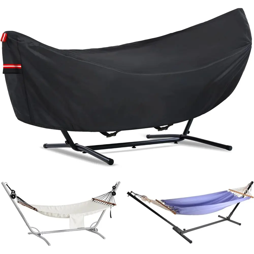 

Прочный чехол для гамака на 10 тонн с защитой от солнца, дождя, ультрафиолета и пыли (210T), с ветрозащитными ремнями и мягкой хлопковой подкладкой