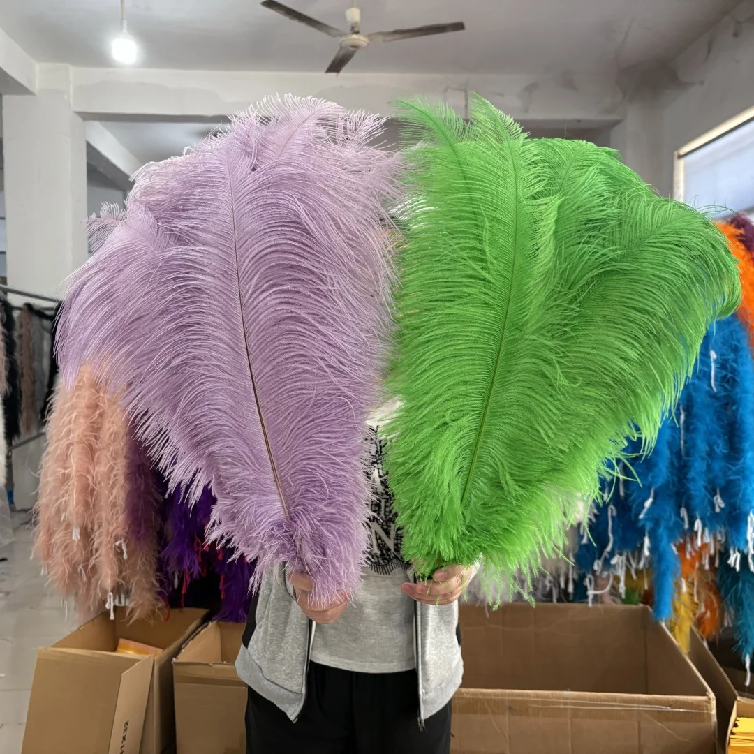 Wholesale 10PCS Natural Ostrich Feathers 15-55cm for Crafts Wedding Party Home Decor Ostrich Plumes Table Centerpiece Feather