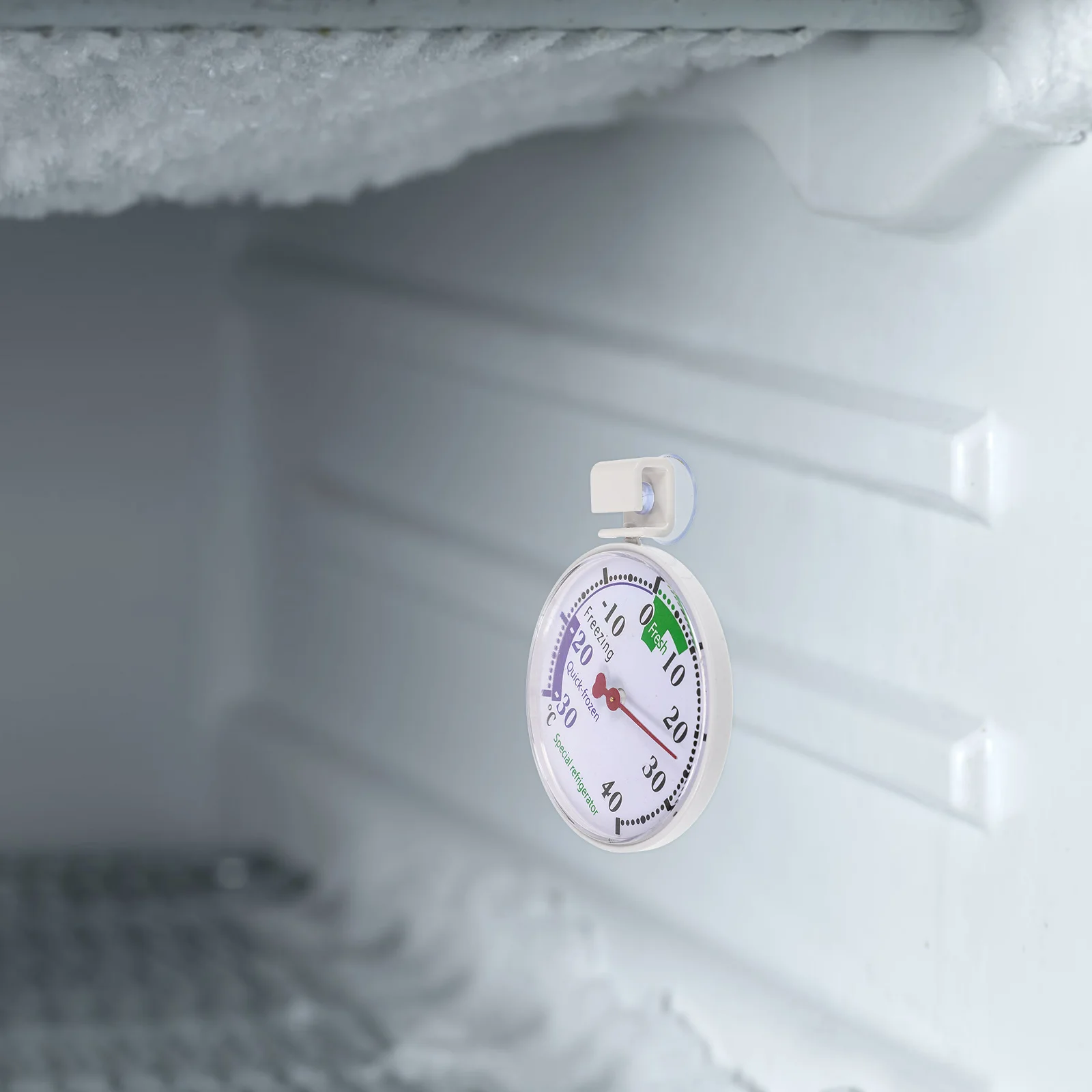 

Thermometers Accurate Freezer Refrigerator Temperature Reader for Supermarket Monitoring Dual Purpose Plastic Household