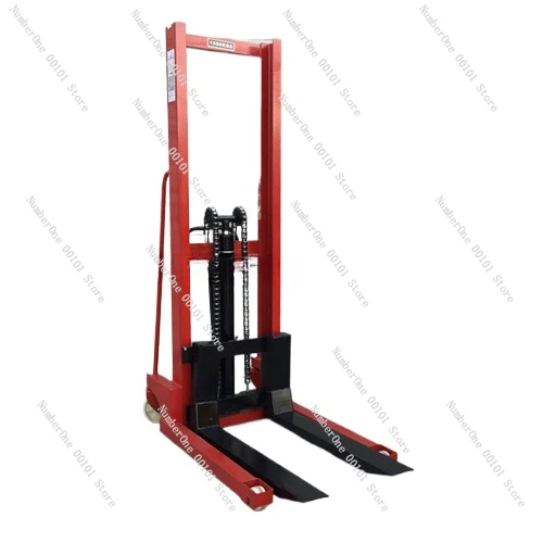 

Manual Semi-Electric Hydraulic Forklift Heavy Duty Hand Lift Truck Carrier Trolley Trolley Small Forklift